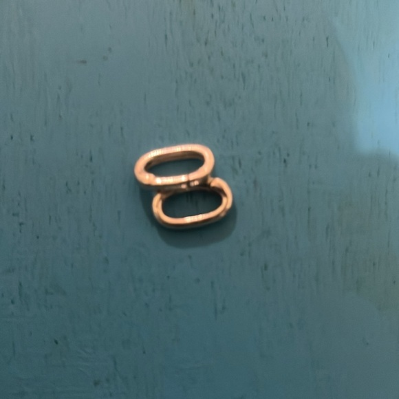 Silver clips for charm bracelet or for hoop earrings - Picture 2 of 2